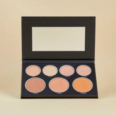 Paleta contornos e iluminadores Glam Black